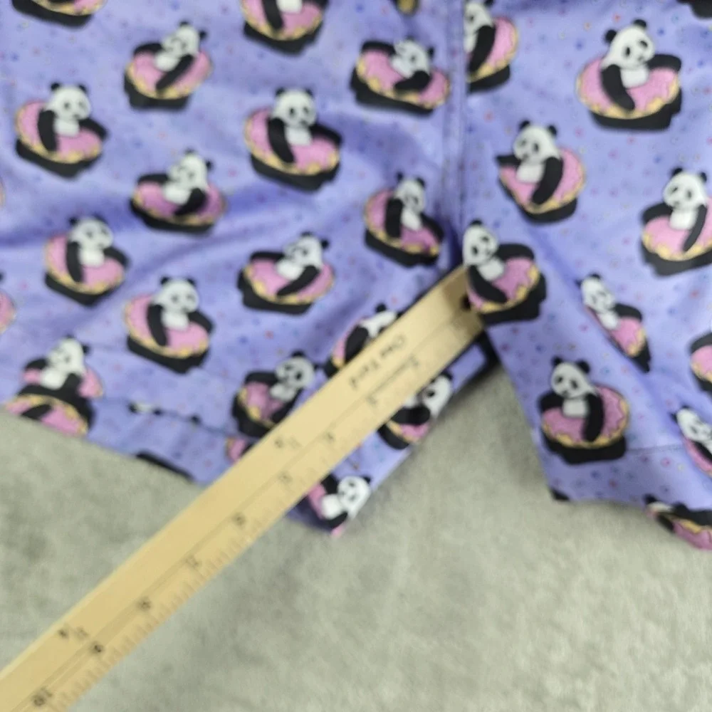 Ocean Slave By Too Good Swim Trunk Mens XL 32x5 Purple Panda In A Donut Lined
